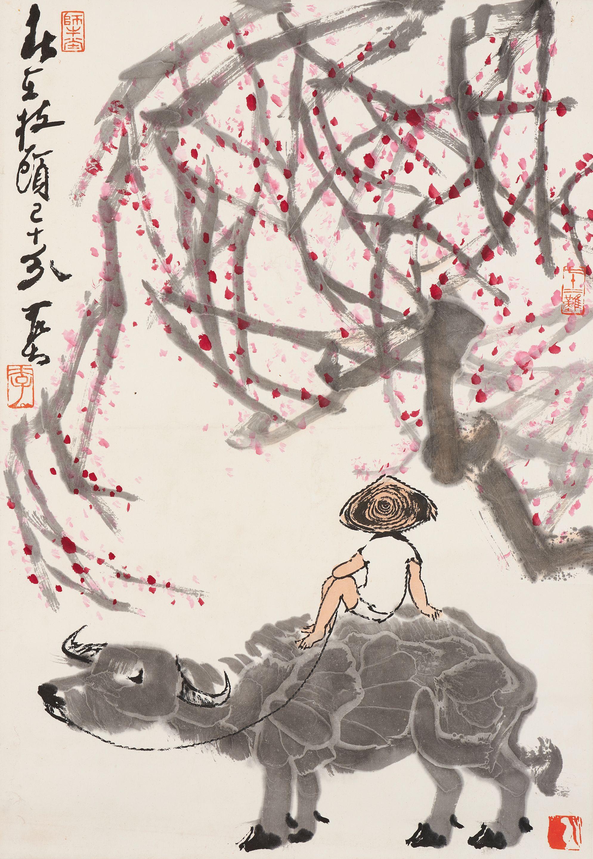 Li Keran - Herding in Spring