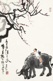 Li Keran - Herding Under The Plum Blossoms