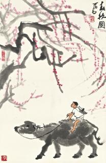 Li Keran - Herding Under The Spring Trees