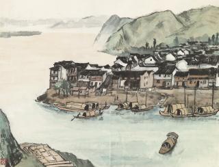 Li Keran - Landscape of Tonglu