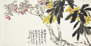 Li Kuchan - Cherry and Loquat