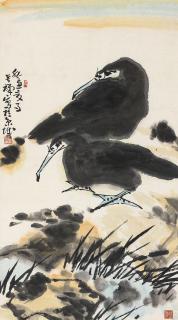 Li Kuchan - Hawk And Fish