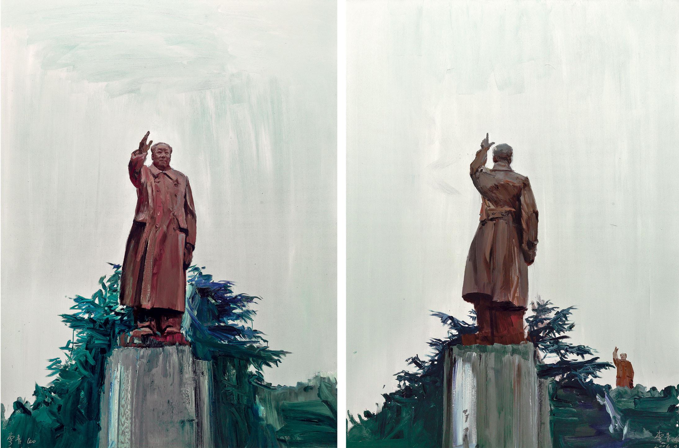 Li Qing - Chairman (There are 3 differences in the two paintings)