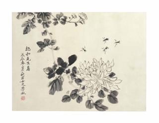 Li Qiujun - Chrysanthemum And Bees