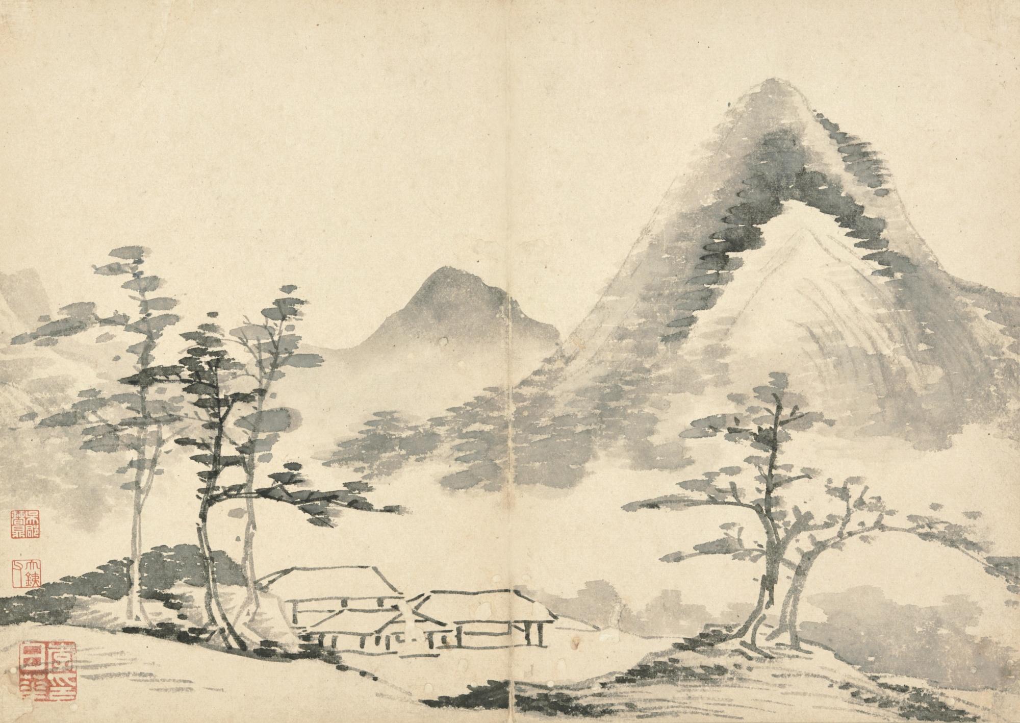 Li Rihua - Landscape After Mi Fu