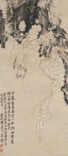 Li Shan - Bird and Wisteria, 1748