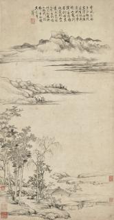 Li Shizhuo - Landscape After Ni Zan
