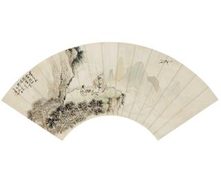 Li Shu - Immortals and Crane