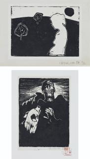 Li Shuang - Bathing In The Sun, Man And The Dog (2 Works)