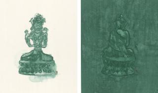 Li Tingting - Buddha (Diptych)