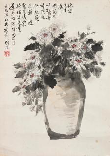 Li Xiongcai - Vase Flowers
