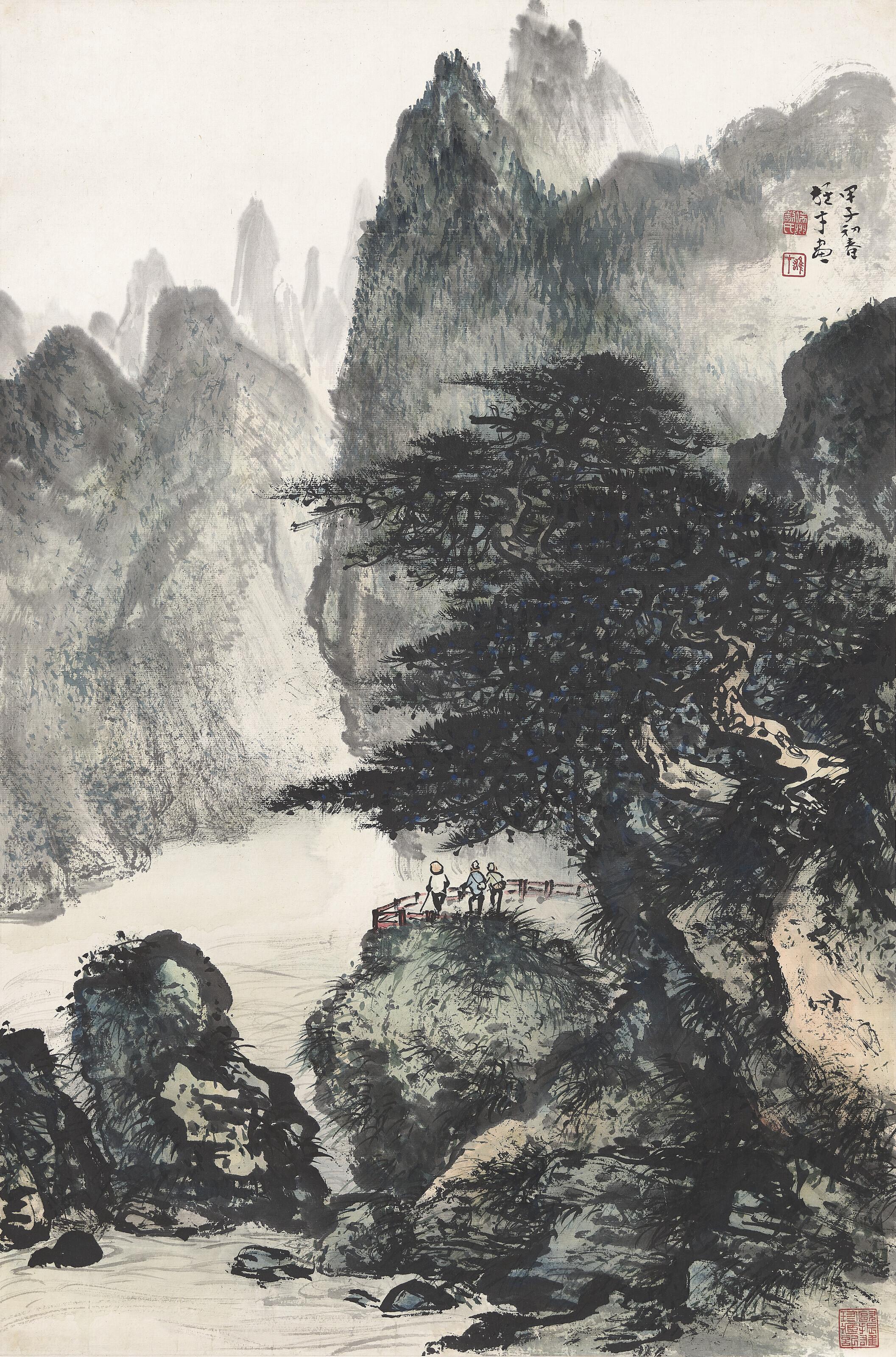 Li Xiongcai - Viewing River