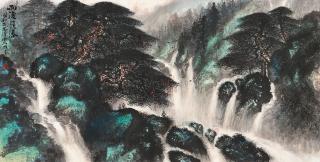 Li Xiongcai - Waterfall after the Rain