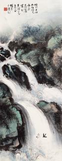 Li Xiongcai - Waterfall after the Rain