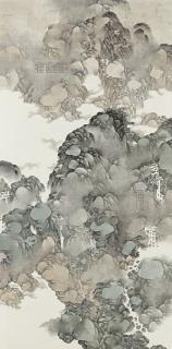 Li Xubai - Clouds Rising Over Sunset Mountains