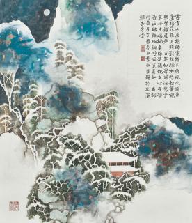 Li Xubai - Moon Over Mountain Abode