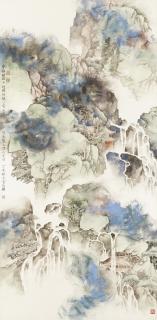 Li Xubai - Watefall in Cloudy Mountain