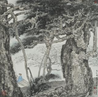 Li Yihong - Gazing At Pines