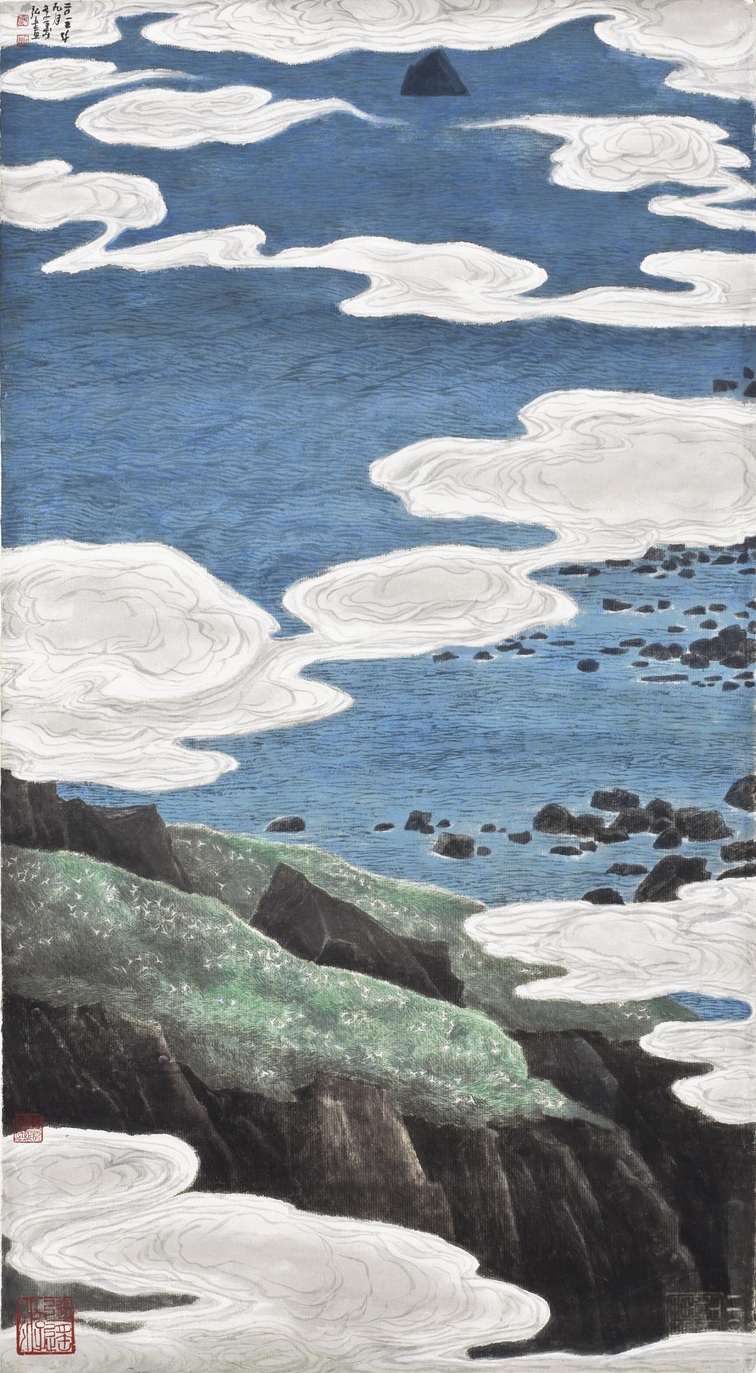 Li Yihong - Wild Lilies On The Seashore