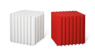 Liam Gillick - Grid: Traffic Red; And Allocated Table: Pure White (2 Works)