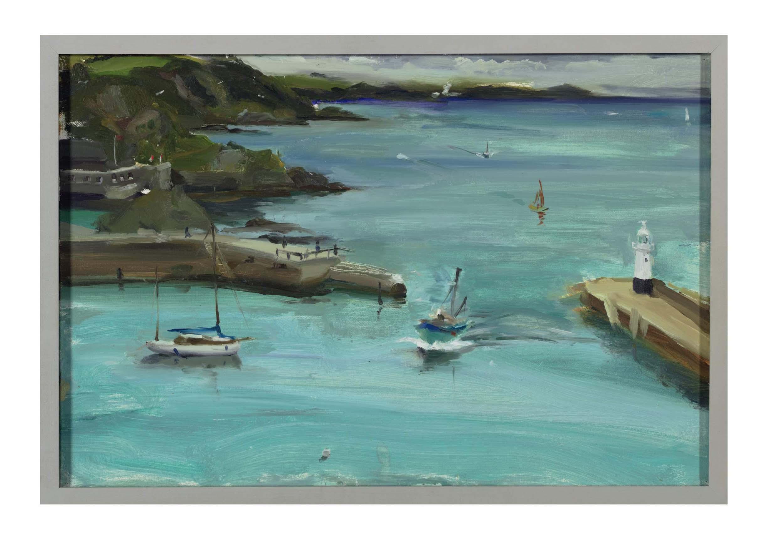 Liam Spencer - Returning Boat, Mevagissey