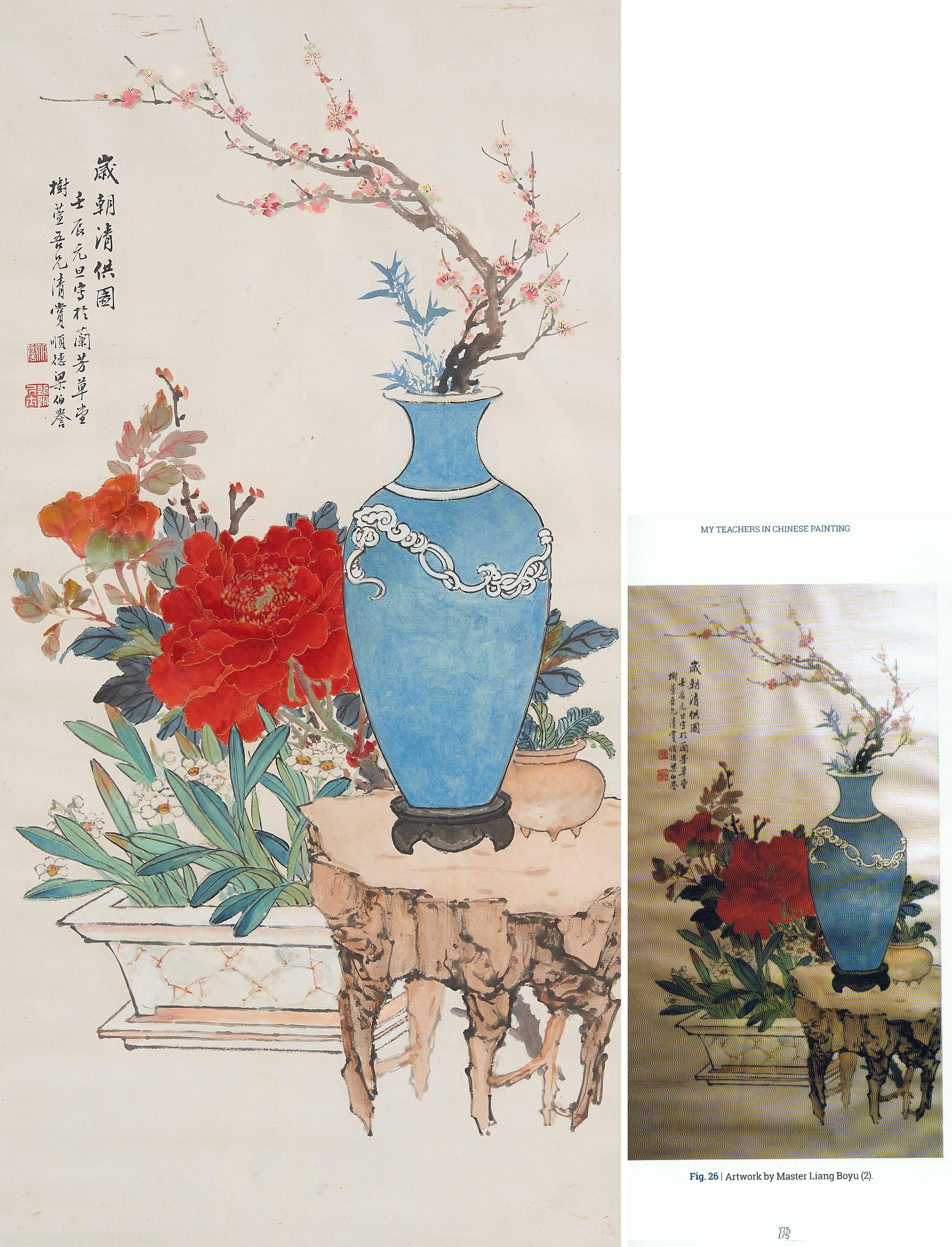 Liang Boyu - Flower Arrangements at New Year