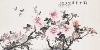 Liang Boyu - Peonies