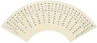 Liang Qichao - Calligraphy In Regular Script