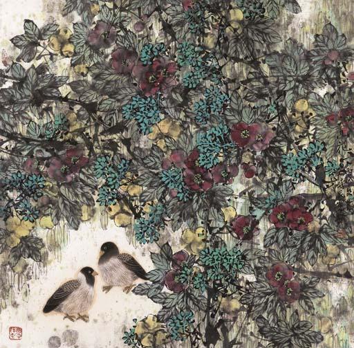 Liang Shimin - Flowers and Birds