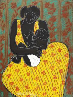 Liang Yi-Fen - Mother and Son