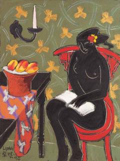 Liang Yifeng - A Girl in Reading