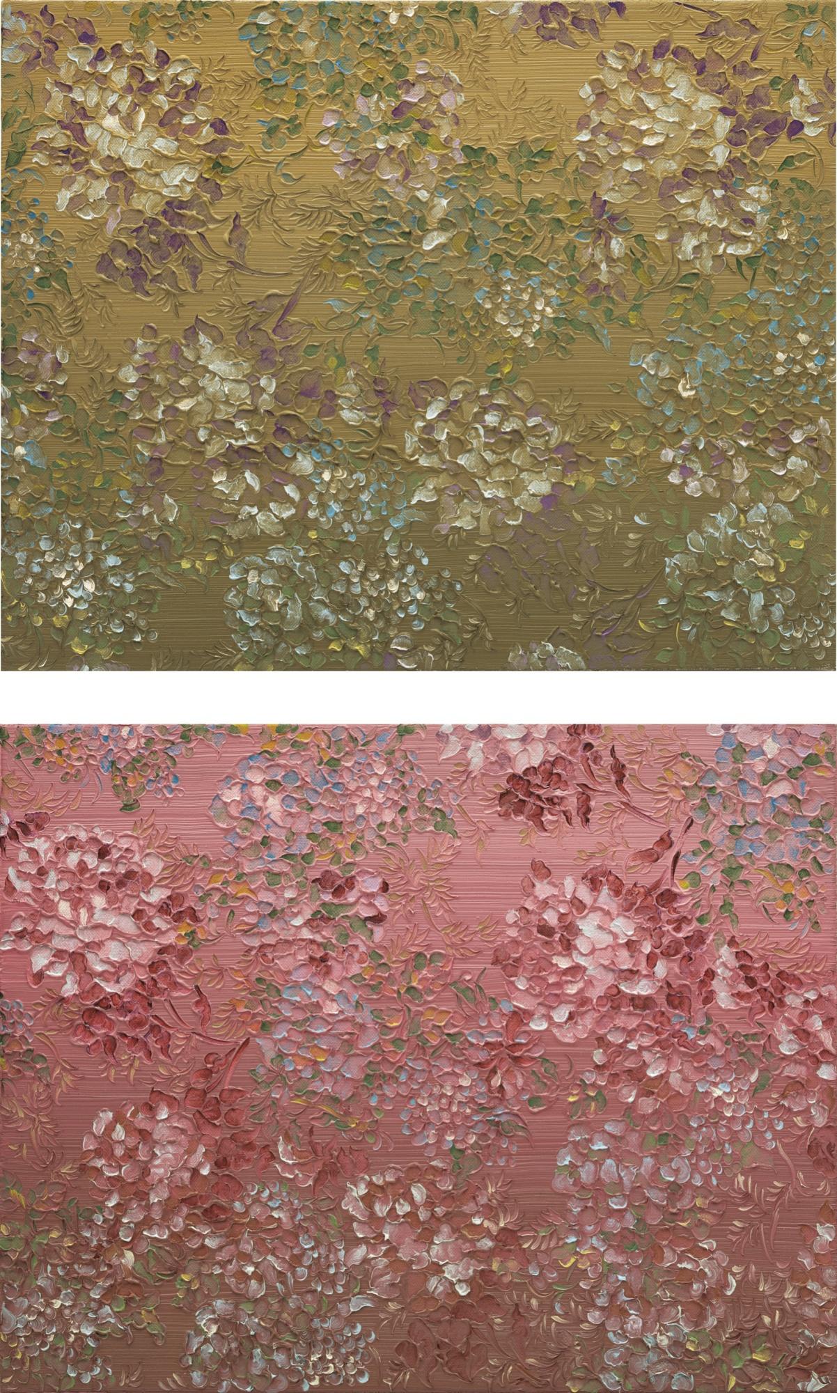 Liang Yuanwei - Oval (Two Works)