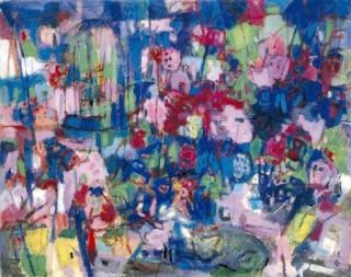 Liao Chi-Ch\'Un - Spring Scene in the Garden