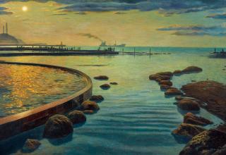 Lien Chien-Hsing - Landscape(Painted In 1999)