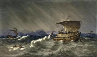 Lieutenant-Colonel George Francis White - A storm on the Ganges