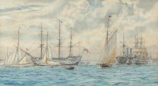 Lieutenant-Colonel Harold Wyllie, O.B.E., R.S.M.A. - A hive of activity in Portsmouth harbour