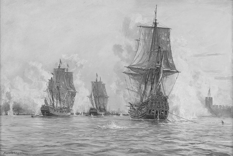 Lieutenant-Colonel Harold Wyllie, O.B.E., R.S.M.A. - The Relief of Londonderry: Breaking the boom