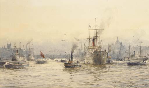 Lieutenant-Commander Rowland John Robb Langmaid - Shipping in the Pool of London