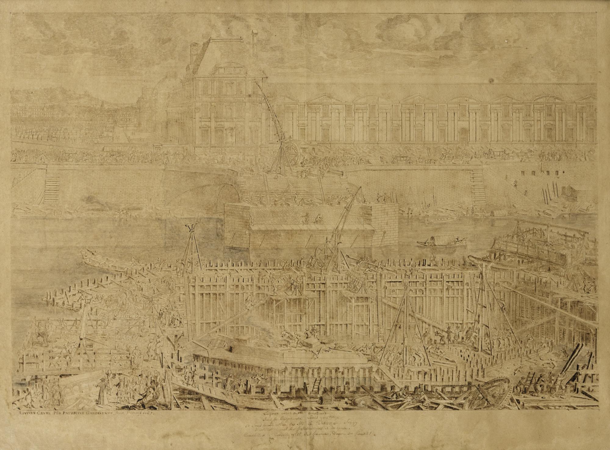 Lieven Cruyl - The Construction Of The Pont-Royal, Paris