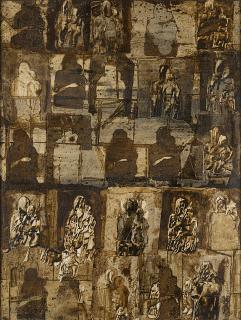 Lili Orszag - Ikon fal (barna)