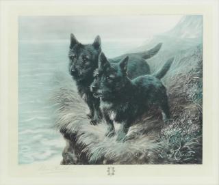 Lilian Cheviot - Two Scotties