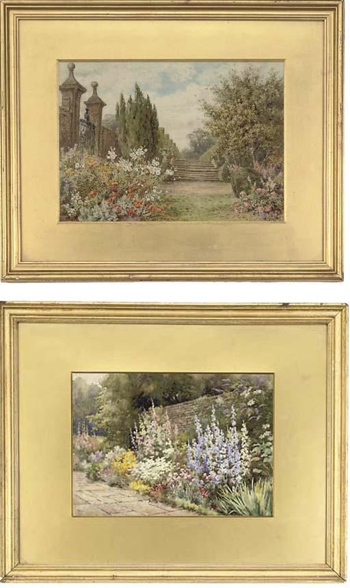 Lilian Stannard - The terrace walk, Penshurst, Kent