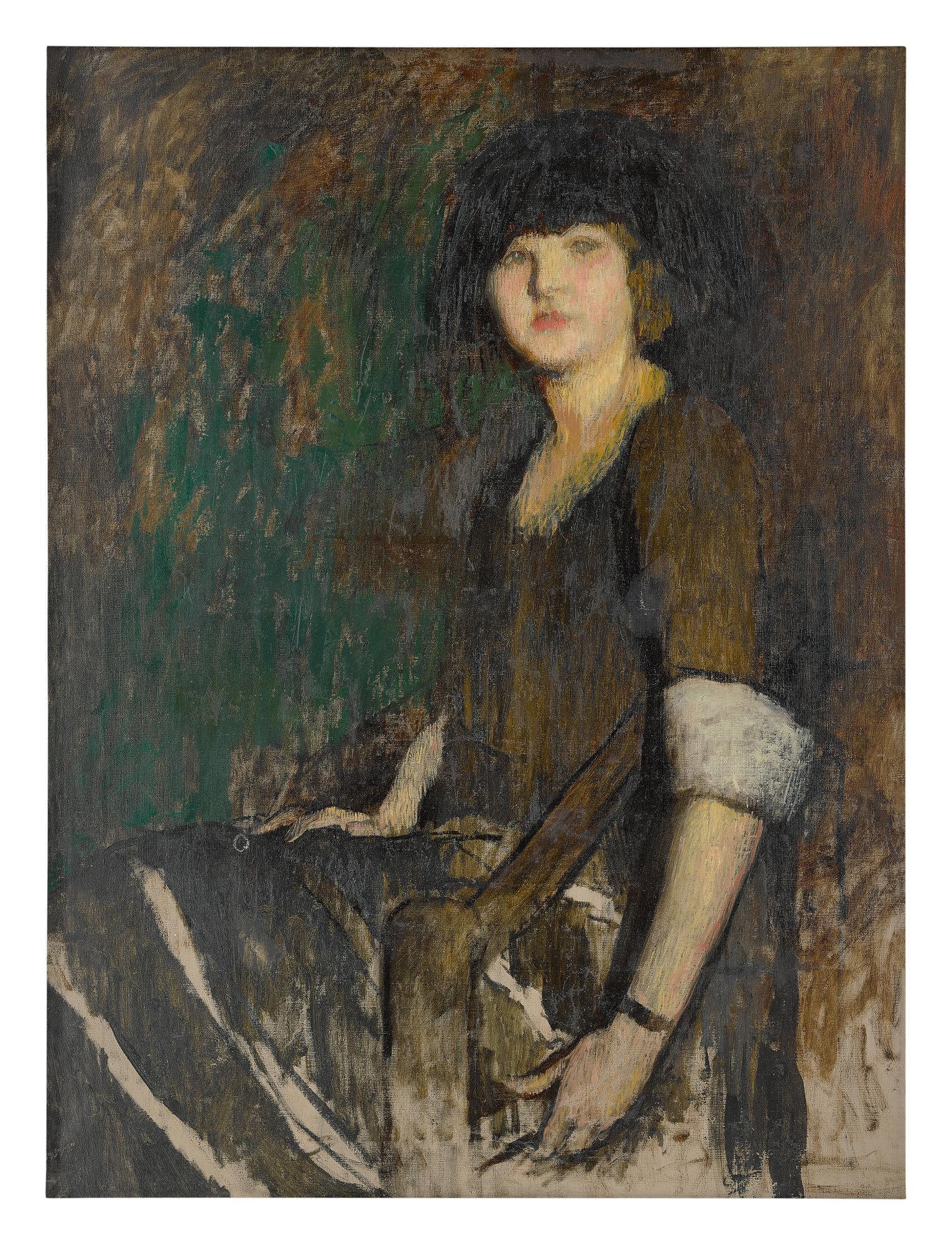 Lilian Westcott Hale - Dark Haired Beauty (Study For Harriet Blake)