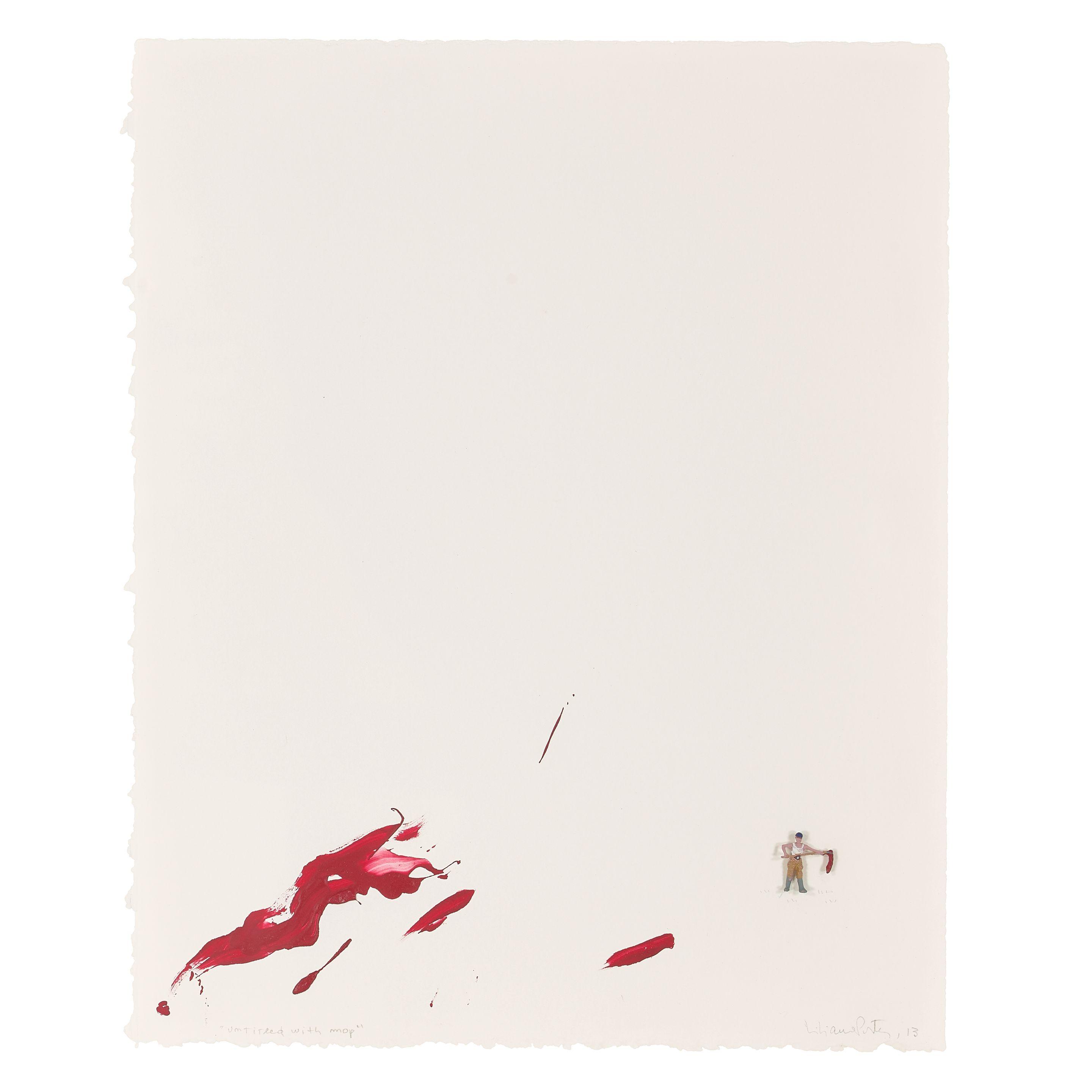 Liliana Porter - Untitled with Mop, 2012-13