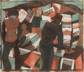 Lill Tschudi - Kiosk in Paris