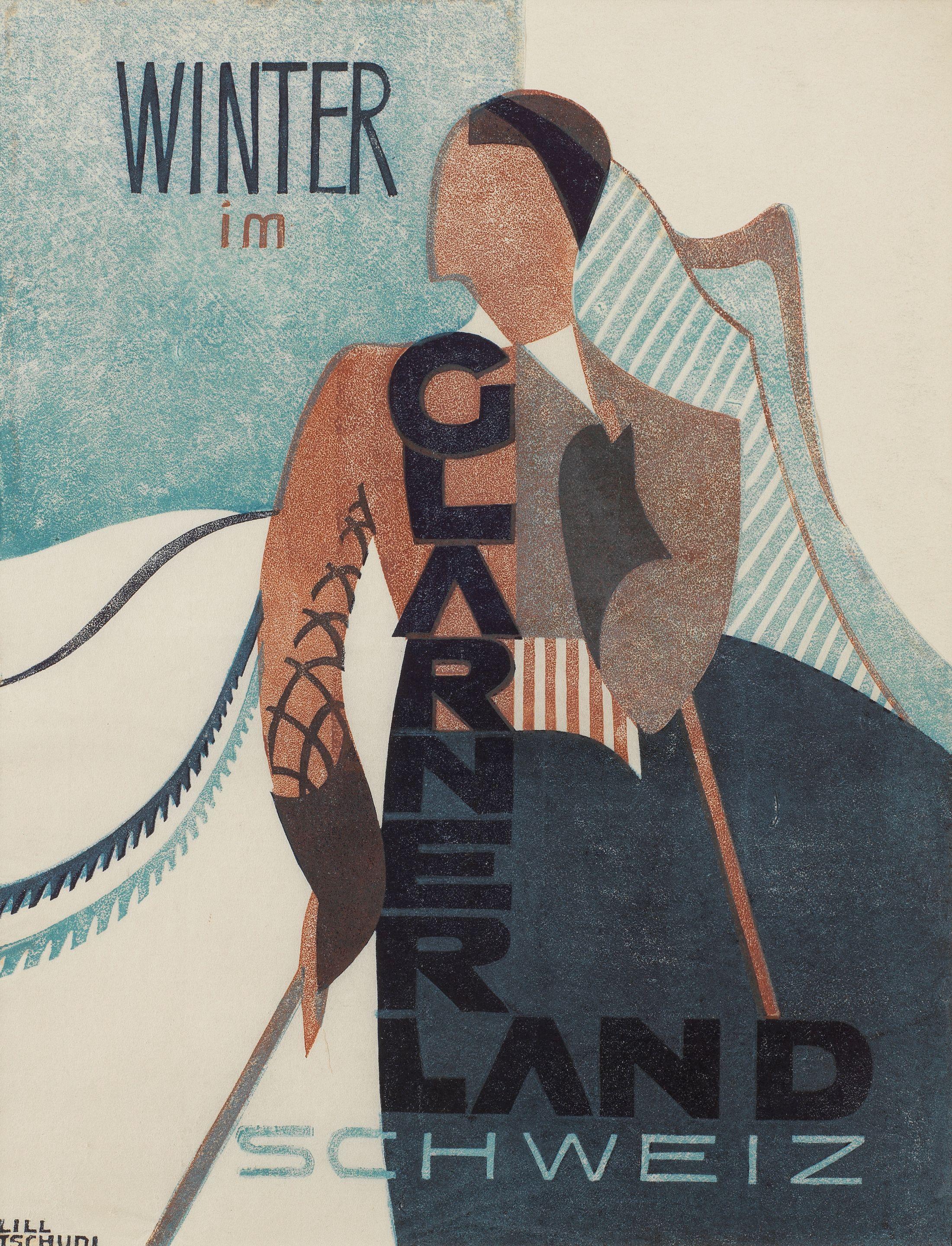 Lill Tschudi - Winter im Glarnerland, Schweiz