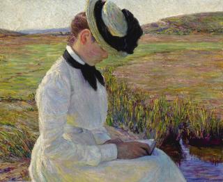 Lilla Cabot Perry - Girl Reading A Book