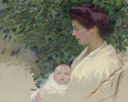 Lilla Cabot Perry - Mother and Baby (Alice Grew and Anita)