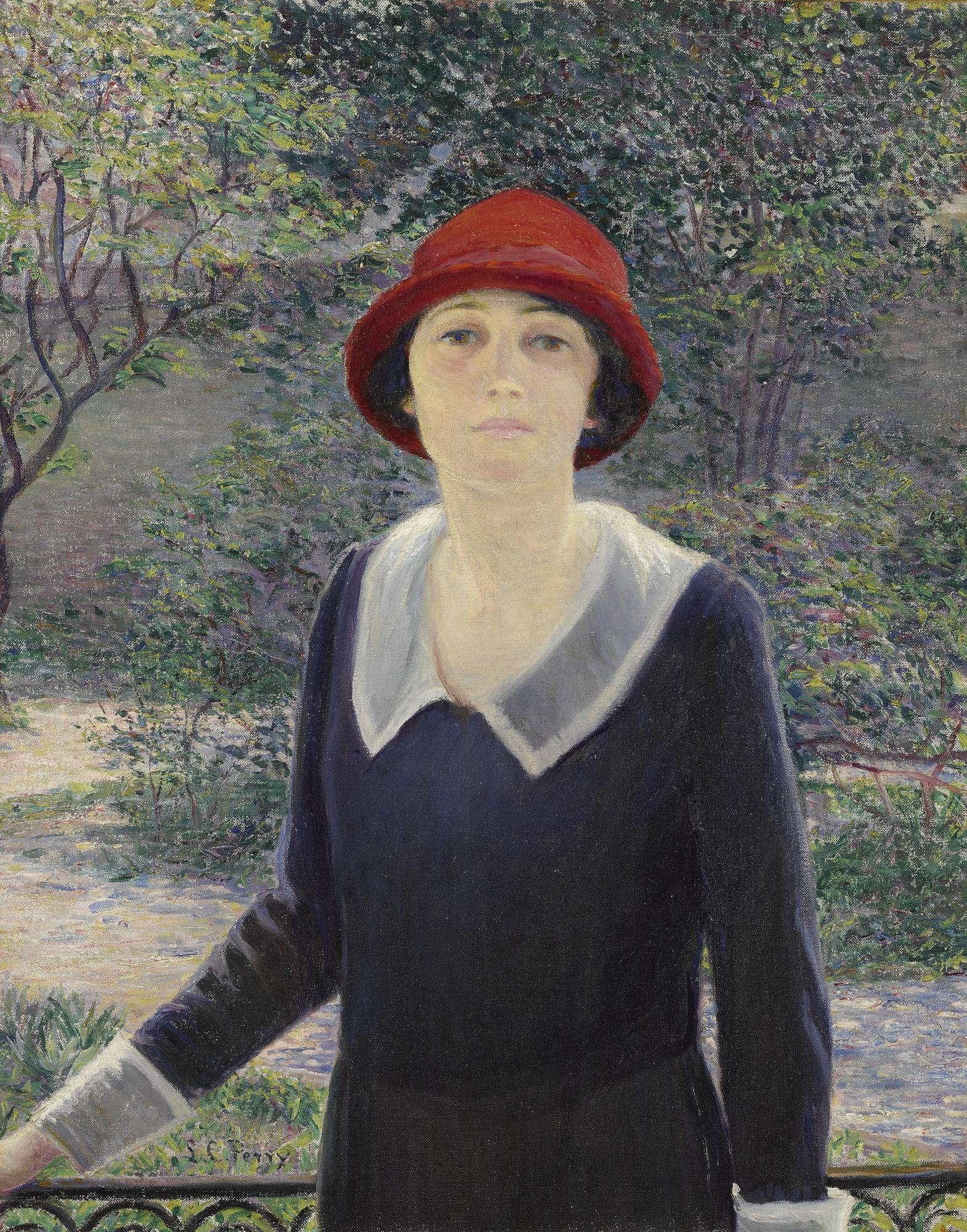 Lilla Cabot Perry - On A Balcony, Charleston, South Carolina