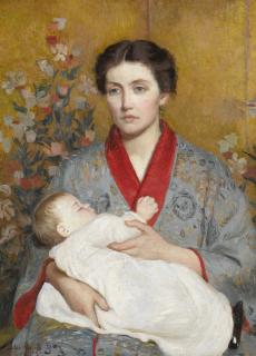 Lilla Cabot Perry - The Blue Kimono